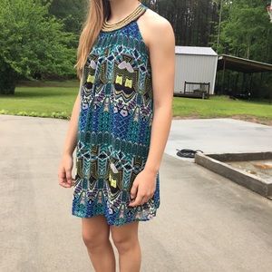 Alya Dress with beaded neck